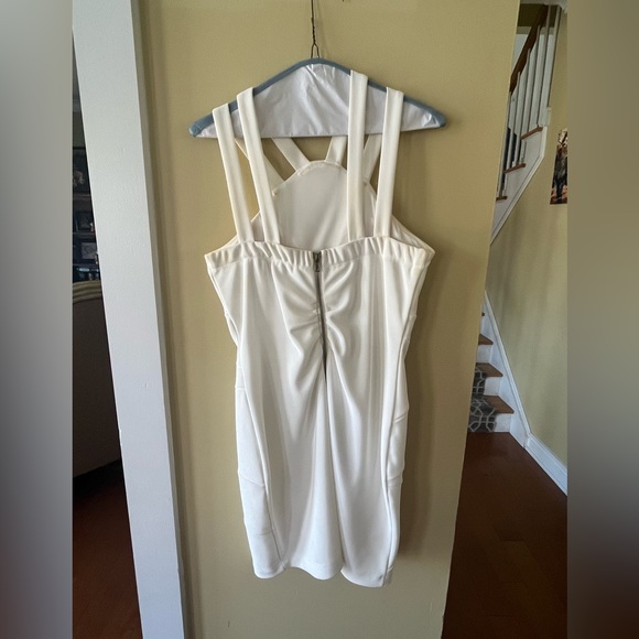 White Mini Dress- Size M - Picture 2 of 2